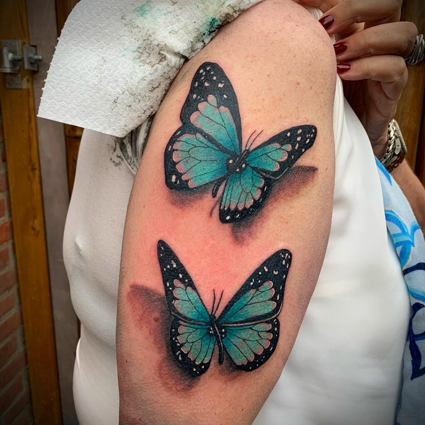 Neo-traditional werk van Ray